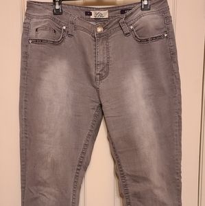 VGS size 14 gray skinny jeans